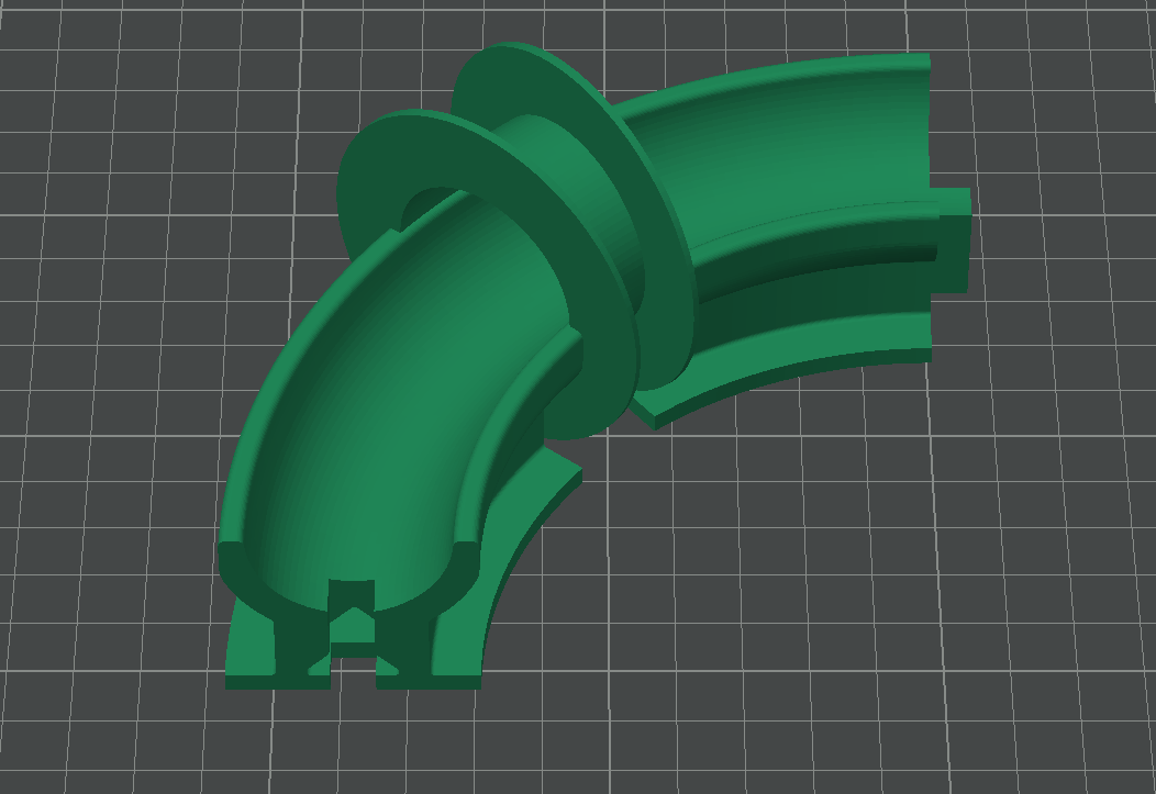 ball track segment with coil detent
